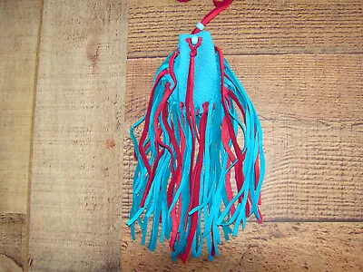 Native American Style Fringed Deerskin Medicine Bag Leather Shamans Pouch • $22.49