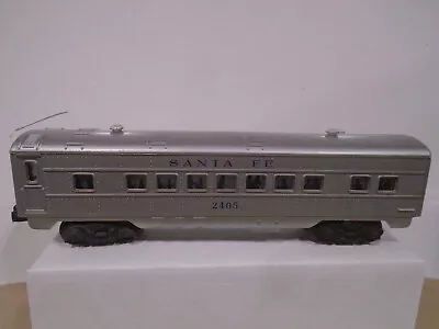 1964-5 Vintage Lionel O Gauge #2405 Lighted Santa Fe Pullman Passenger Car • $59.99