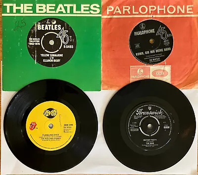 Beatles (German 7  Mono Single) - Rolling Stones - The Who (Brunswick Single) • $0.99