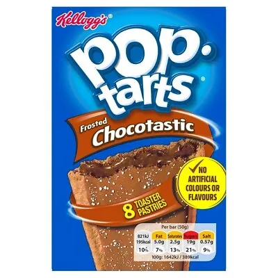 £8.80 • Buy Kelloggs Pop Tarts, Frosted Chocotastic Flavour. 8PK , 384g 