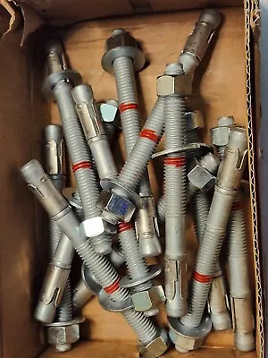 12pc HILTI  KB-TZ2  1/2”x 5 1/2  Concrete Wedge Stud Anchor Bolts NEW! • $12.50