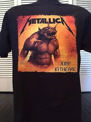 Rare Metallica Fire With Fire Promo Shirt Size L/XL Rock Metal • $169.99