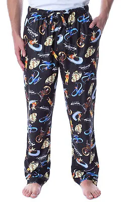 Nickelodeon Men's Avatar The Last Airbender Cartoon Character Pajama Pants • $28.95