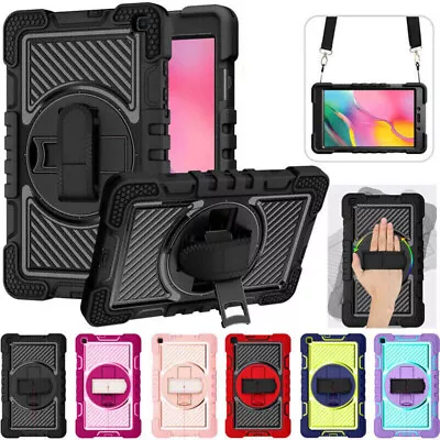 For Samsung Galaxy Tab A A7 A8 S6 S7 S8 Tablet Shockproof Stand Case Cover Strap • $7.39