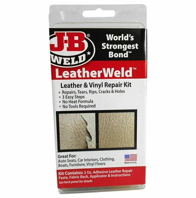 $34.95 • Buy JB Weld Leather & Vinyl Car Upholstery Repair Kit Patch Boat Furniture J-B 2130