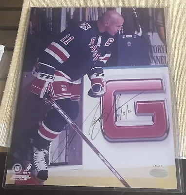 Mark Messier Signed Rangers 8x10 Photo Numbered And Dated Autograph Steiner Coa • $39.99