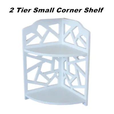£8.78 • Buy 2 Tier Small Corner Storage Shower Rack Shelf Stand Bathroom Organise Caddy Tidy