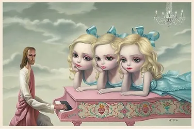 Mark Ryden  Piano Man  Official Porterhouse Micro Portfolio Print  • $40