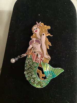 Lunch At The Ritz Mermaid Brooch Pin  • $75