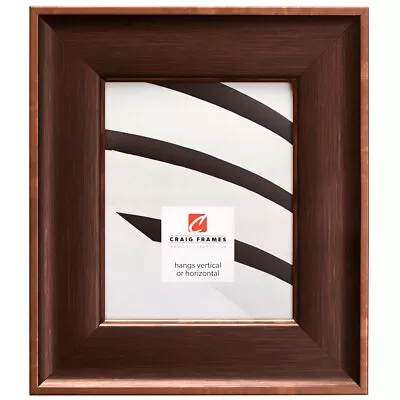 Craig Frames Resilience Wide 3  Wide Distressed Brushed Bronze Picture Frame • $42.99