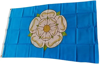 Yorkshire 5ft X 3ft Flag 75d With Eyelets Suitable For Flagpoles FREE Delivery! • £7.99