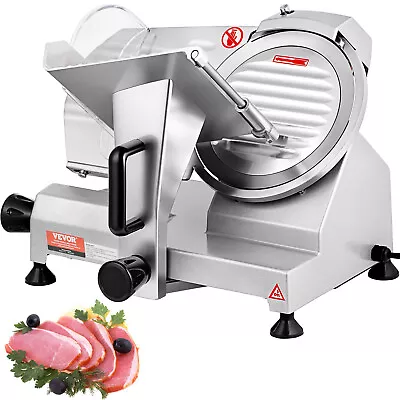 VEVOR Commercial Electric Meat Slicer Deli Food Cutter 8in Blade 200W 350-400RPM • $229.99