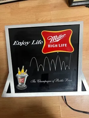 Miller High Life Bouncing Ball Motion Beer Sign Replacement Reel Scroll Artwork • $100