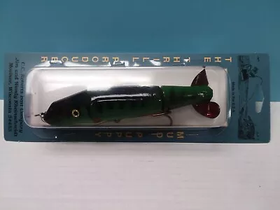 C.C. Roberts - Super Mud Puppy Model 107 - Green Perch  - Musky Lure - NEW • $21.95