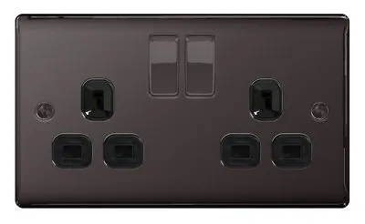 £6.70 • Buy BG Nexus Metal Light Switches & Sockets Electrical Wall USB Insert -Black Nickel