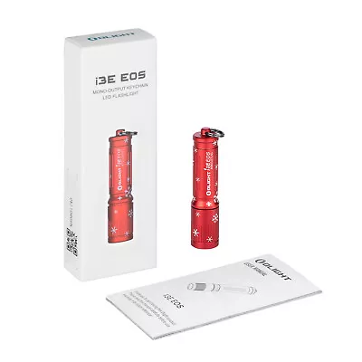 Olight I3E EOS Mini Pocket Torch EDC Keyring Keychain Flashlight - Red • $18.95