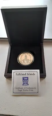2017 Falklands Island  35th Anniversary Of Liberation  Silver One Crown • £60