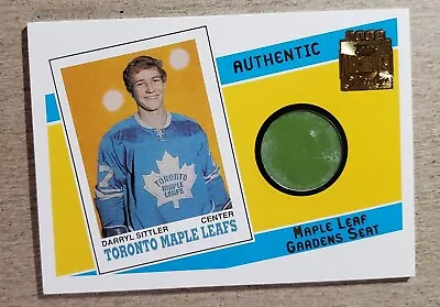 2001-02 Topps OPC Archives Authentic Maple Leaf Gardens Seat Darryl Sittler • $35.10