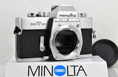 [Near MINT+++] Minolta SRT 101 Silver SLR 35mm Film Camera Body Only From JAPAN • $194.99