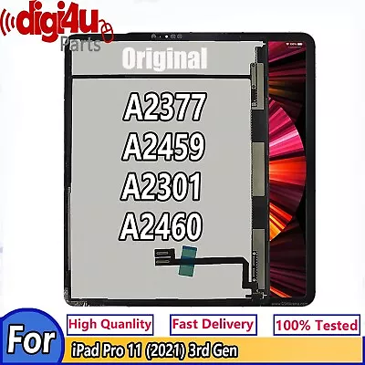 For IPad Pro 11  3rd Gen A2459 A2301 A2377 LCD Display Screen Replacement OEM • £182.99