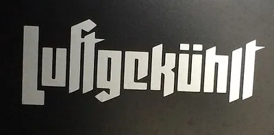 Luftgekuhlt (air Cooled) Sticker Decal 5  Porsche Vw Volkswagen • $6