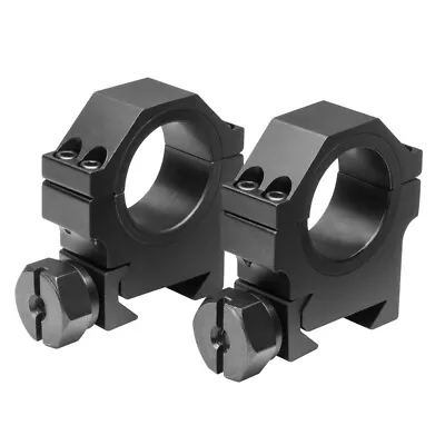 VISM / NcStar RB26  30mm Scope Ring With 1 Inch Inserts Weaver Mount 1.9  Height • $9.99