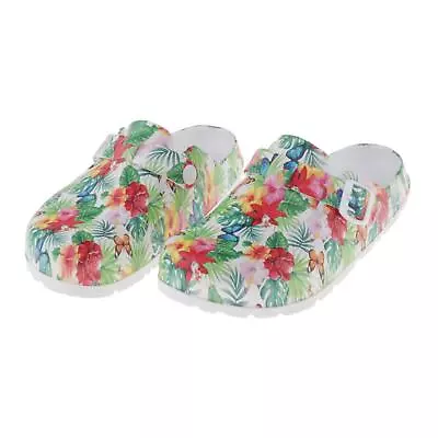 Comfort Nurse Clogs Garden Chef Work Shoes Platform Slip Resistant • £13.86