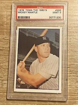 Mickey Mantle #262 1978 TCMA The 1960's New York Yankees PSA 9 MINT • $75