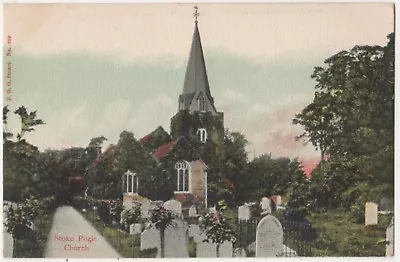Stoke Pogis Church F.G.O. Stuart 829 Postcard B815 • £2