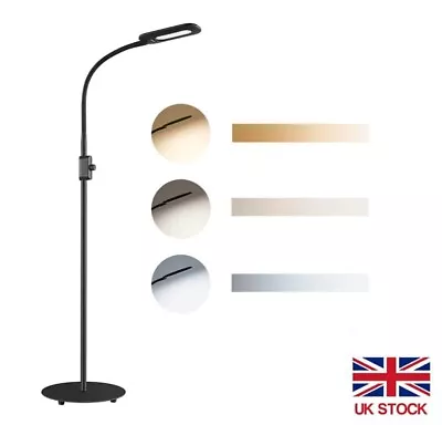 BritMo LED Floor Standing Lamp Warm Cool Day Light Dimmable LT-ST34 Light 8W NEW • £22.99