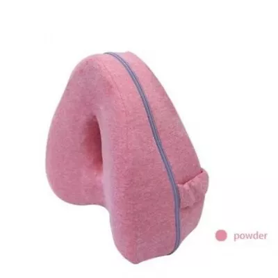 Pink Leg Pillow Textile Memory Cotton Low Back Hip Relief Pillow • $12.64