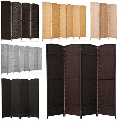 3/4/6/8 Panel Folding Room Divider Privacy Screen Panels Easy Storage Extra Wide • $60.99