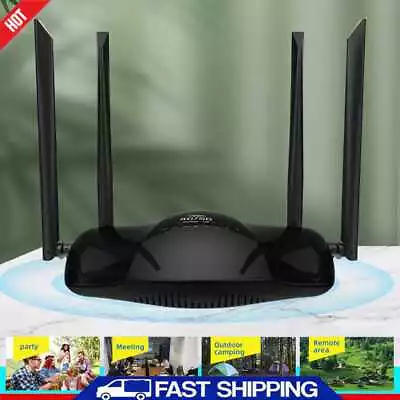 3 Ports Modem 300Mbps WiFi Router With 4 Antennas Plug And Play Portable Network • £48.56