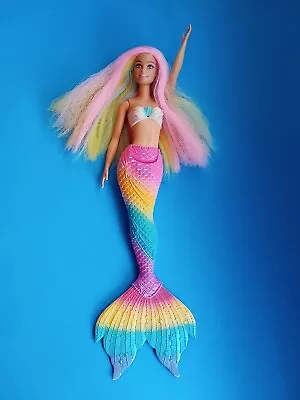 Dreamtopia Magic Mermaid Doll Rainbow Hair -  Mattel 2020 • $12.95