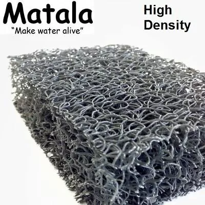 Gray Matala Pond Filter Mat 10 X 24  Super High Density Fine Filtration Media • $28.80