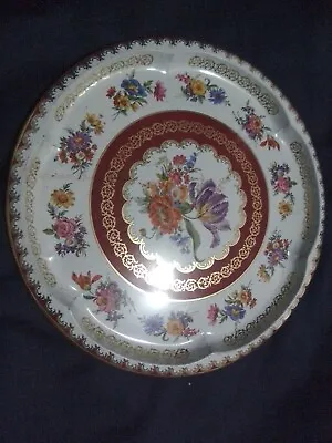 Vintage Daher Decorated Ware 11101 England Floral Tin Serving Tray Floral Tray • $15
