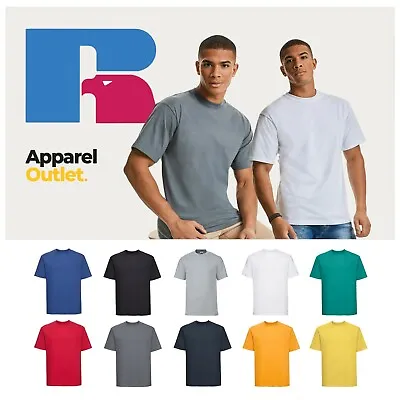 £7.25 • Buy Russell Authentic Classic Ringspun T-Shirt - Short Sleeve Athletic Casual Tee