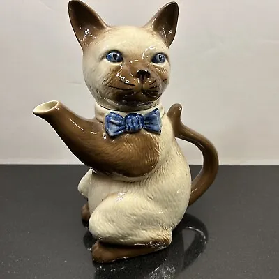HJ Wood “Pussy Foot” Staffordshire Ceramic Teapot Made In England Vintage • $28