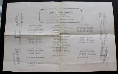 North German Lloyd Bremen Line Unusual Ss Kaiser Wilhelm Der Grosse Pax List • $24.87