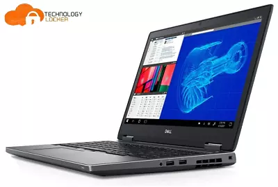 Dell Precision 7530 Laptop I9-8950HK 16GB RAM 256GB SSD Win 11 4G P1000 Touch • $1133.10