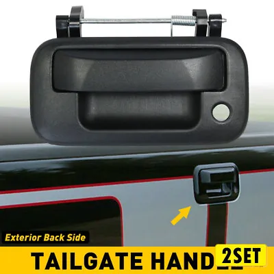 $24.69 • Buy 4L3Z-9943400-AAA Tailgate Door Handle For Ford F-150 With Keyhole Black Textured