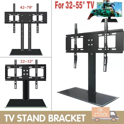 22-70Inch Universal Desk Table Top TV Stand Bracket LCD LED Plasma VESA Mount UK • £16.99