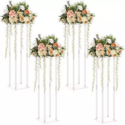 Wedding Centerpieces Acrylic Vases Flower Vase For Tables Clear Vases For Cen... • £142.30