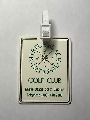 Vintage Rare Myrtle Beach National Golf Club Golf Bag Tag - Myrtle Beach SC • $12