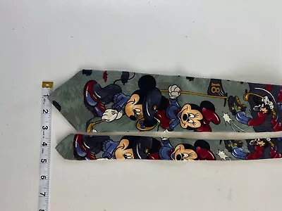 Disney Mickey Mouse Goofy Minnie Golfing Collectible Silk NECK TIE   • $13.75