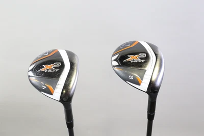 $291.66 • Buy Callaway X2 Hot 5, 7 Wood Set RH Aldila ATX Graphite Shafts Seniors Flex