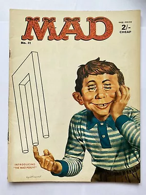 MAD MAGAZINE #41 British UK Edition  VG • £4.95