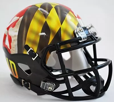 Maryland Terrapins Riddell Speed Mini Replica Pride Football Helmet • $59.96