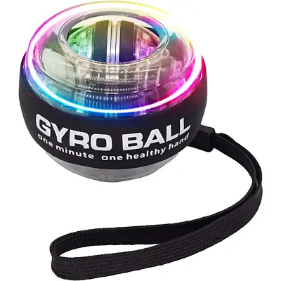 LED Wrist Power Hand Ball Self-Starting Powerball With Counter Arm Hand Muscle F • $19.28