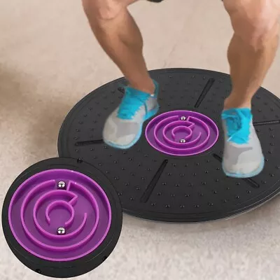 Wobble Yoga  Board Fitness Stability Disc Training Exercise Board Purple • $32.30